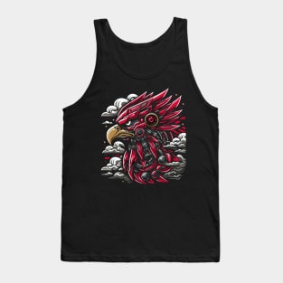 eagle illustration mecha Tank Top